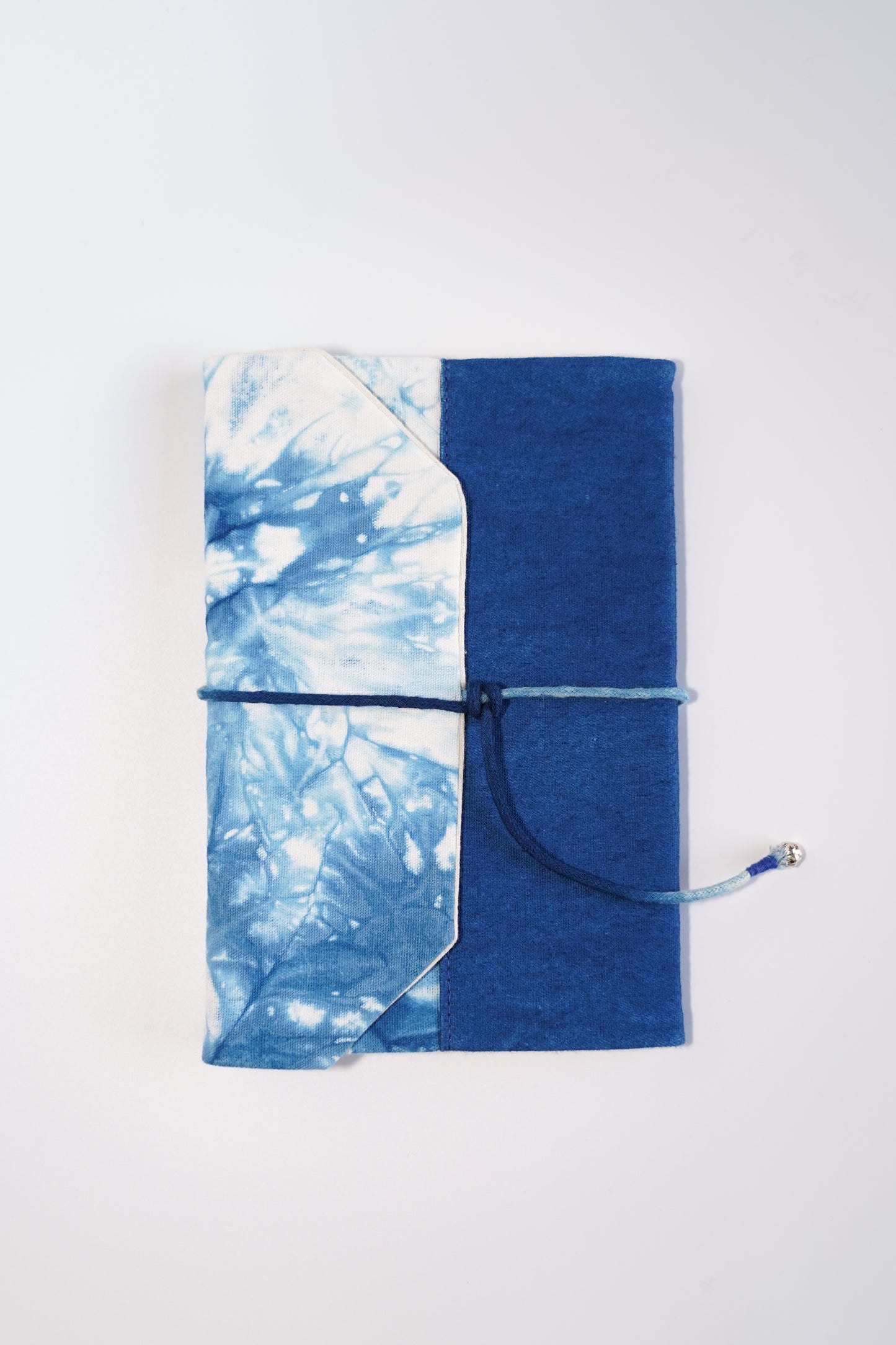 Natural Plant Tie Dye Notebook with Strap, Journals with Tie Dye Cover, Unique Office/ Back-to-School Gift