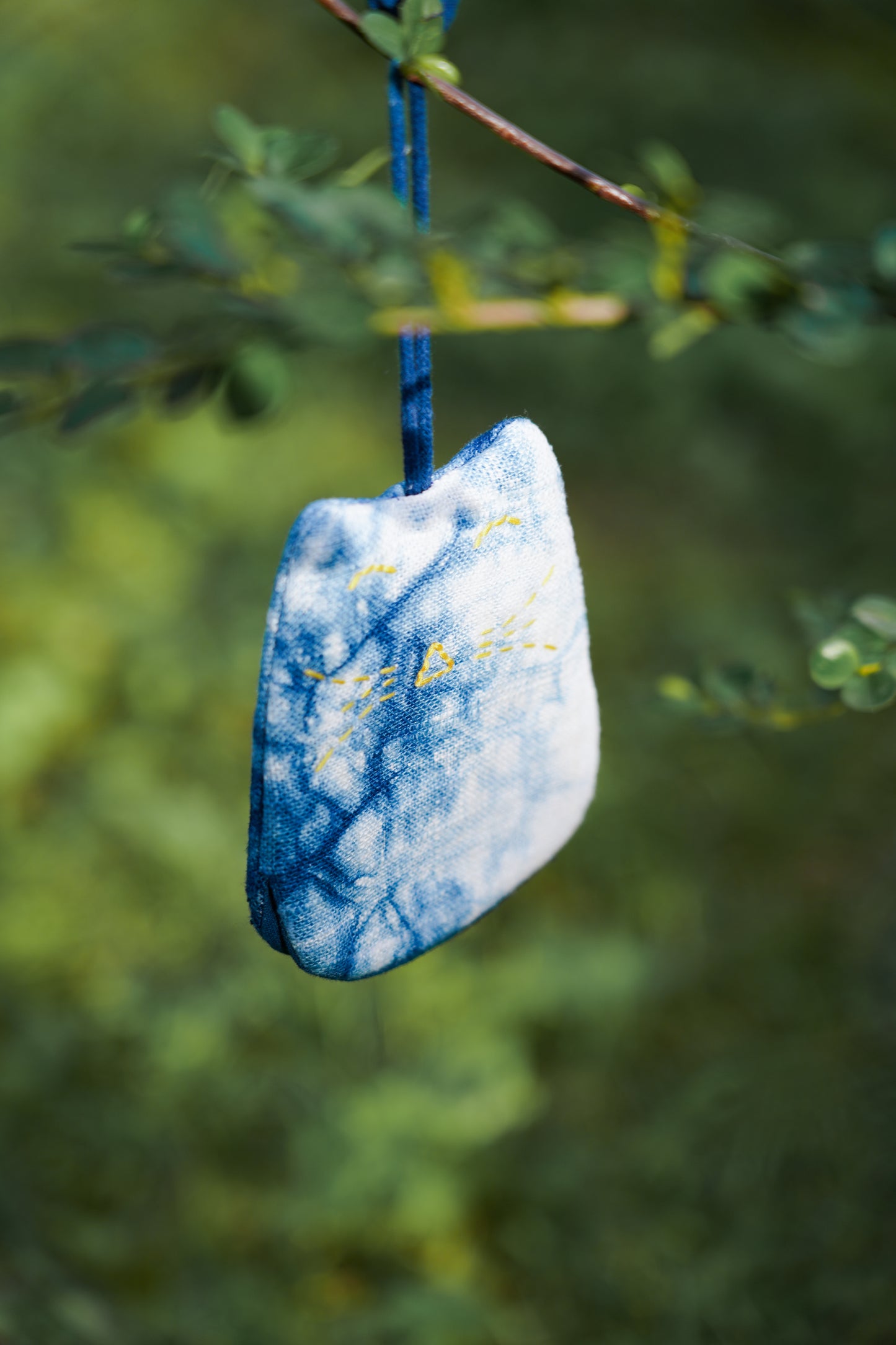 Handmade Tie Dye Kitty Keychain Case, Cotton Keychain Cover, Decorative Keychain, Cute Keychain for Kids