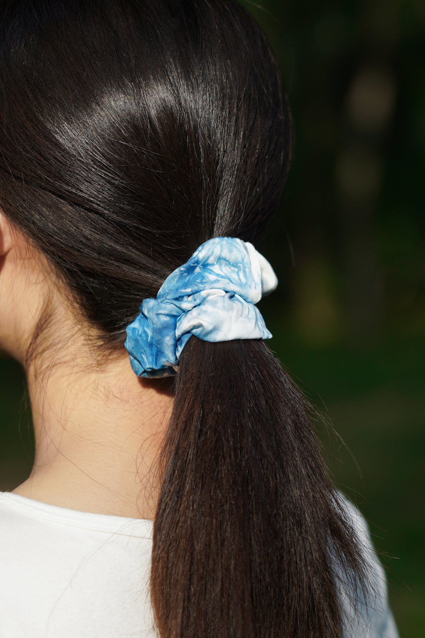 Hand-stitched Tie Dye Scrunchies, Cotton Hair band