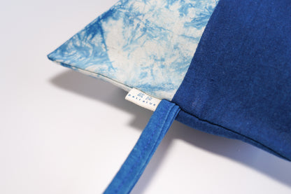 Natural Plant Dyed Cotton Tissue Holder, Unique Pattern Tissue Box Case with Strap, Tableware