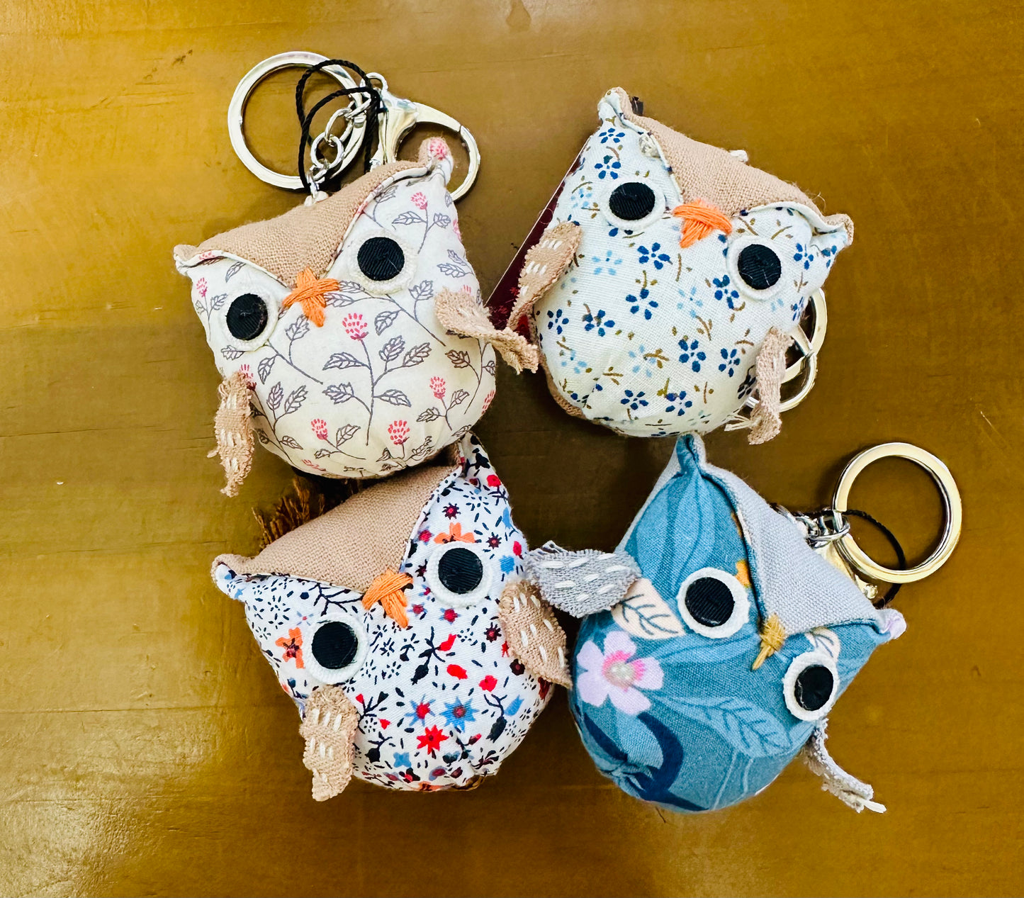 [Pre-Order] 50 pcs Handmade Owl Keychain, Plushie Keychain, Decorative Keychain, Cute Owl Keychain