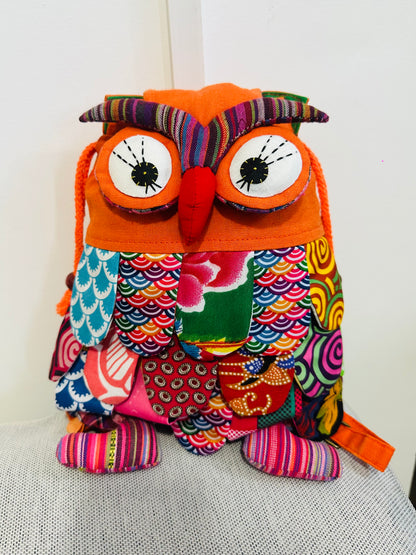 [Pre-Order] 100 pcs Handmade Owl Backpack, Cute Decorative Backpack