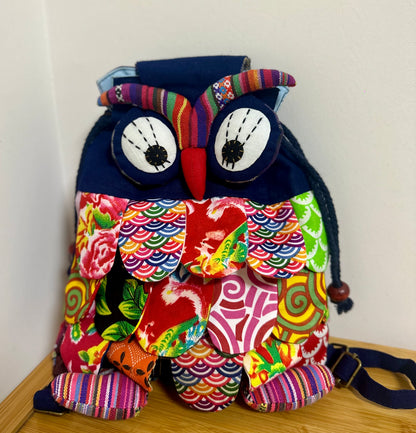 [Pre-Order] 100 pcs Handmade Owl Backpack, Cute Decorative Backpack