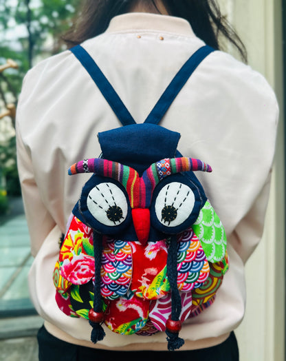 [Pre-Order] 100 pcs Handmade Owl Backpack, Cute Decorative Backpack