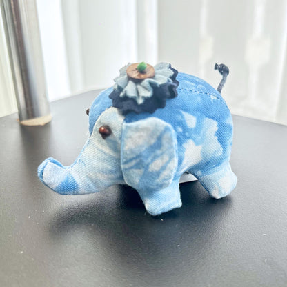 Handmade Happy Elephant Keychain, Plushie Keychain, Decorative Keychain, Cute Keychain for Kids, Cute Gift for Her