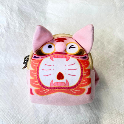 Handmade Owl Keychain Wallet, Plushie Keychain Coin Purse, Decorative Keychain, Cute Keychain for Kids, Zipper Coin Pocket for Her