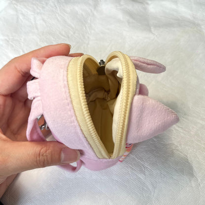 Handmade Owl Keychain Wallet, Plushie Keychain Coin Purse, Decorative Keychain, Cute Keychain for Kids, Zipper Coin Pocket for Her