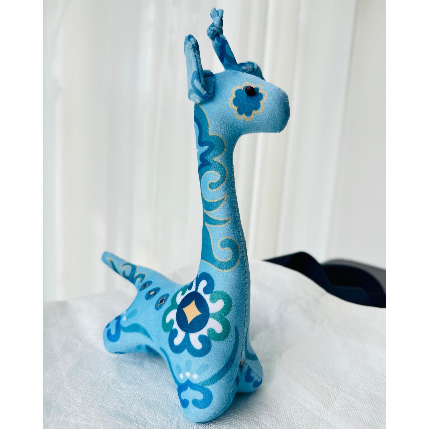 Handmade Giraffe Plushie , Decorative Doll, Nursery Giraffe  for Kids, Stuffed Giraffe