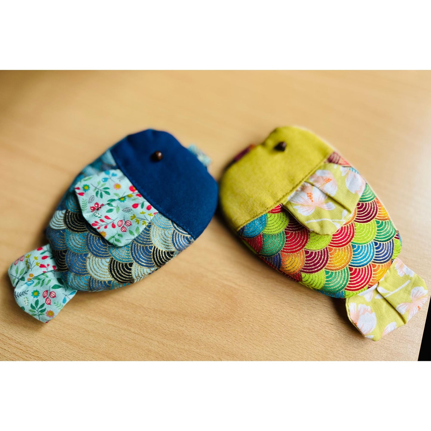 Handmade Fish Coin Pocket Keychain, Coin Holder Keychain, Keychain Pouch, Coin Purse