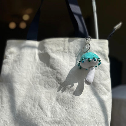 Handmade Mushroom Keychain, Plushie Keychain, Decorative Keychain, Cute Keychain for Kids, Cute Gift for Her
