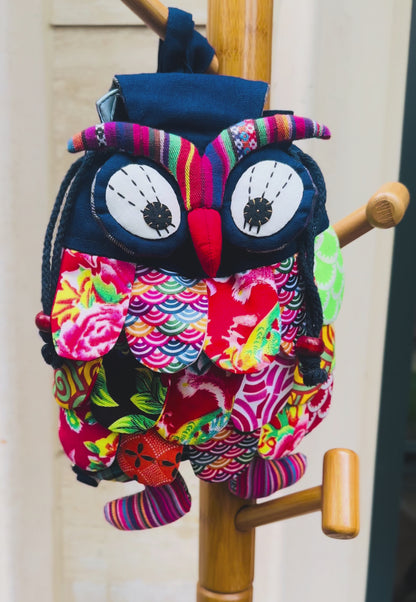 [Pre-Order] 100 pcs Handmade Owl Backpack, Cute Decorative Backpack